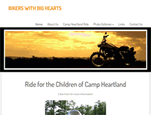 Tablet Screenshot of bikerswithbighearts.com